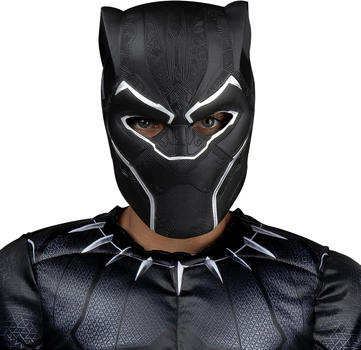 MARVEL Boys Deluxe Black Panther Costume, Kids Superhero Halloween Costume, Child - Officially Licensed