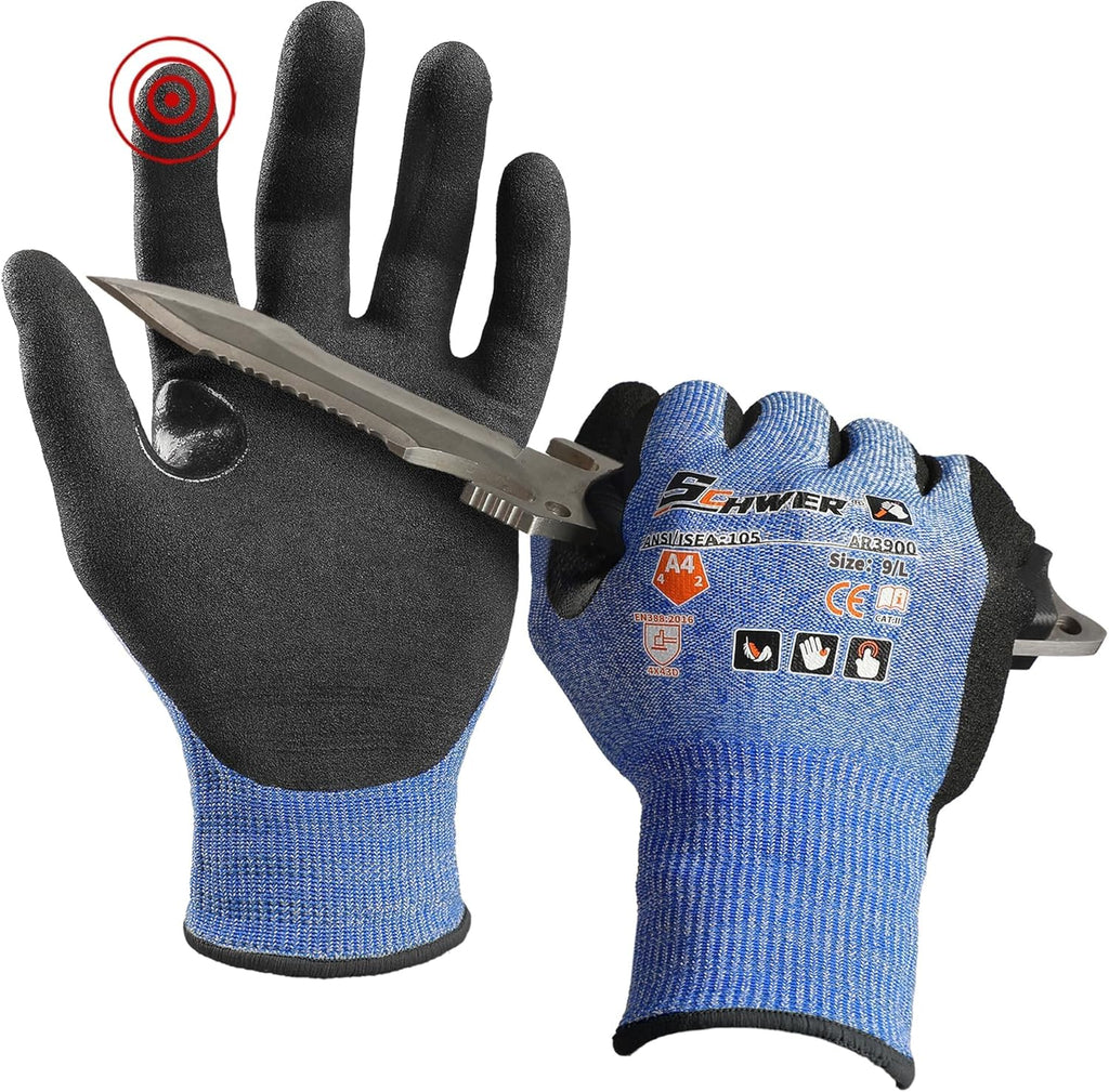 A4 AIR-SKIN Cut Resistant Work Gloves with Extreme Lightweight & Thin, Grip Glove for Fishing, Refined Work