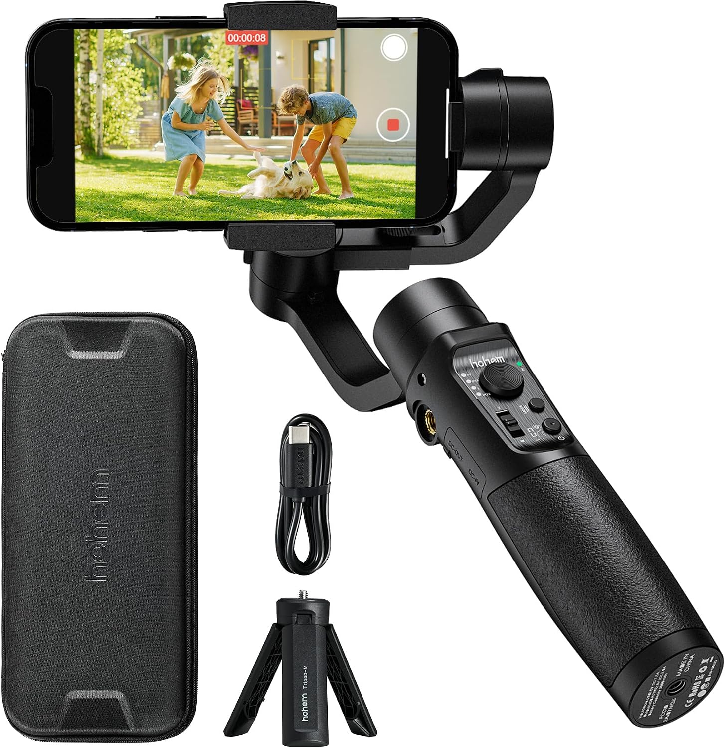 iSteady Mobile Plus Phone Gimbal with Ultra-Wide-Angle Mode | iSteady 7.0 Anti-Shake, 600° Inception Rotation, 13H