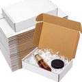 Shipping Boxes 9x6x2" 60 Pack White Corrugated Cardboard Box Mailer | Small Literature Mailer Packaging Supplies