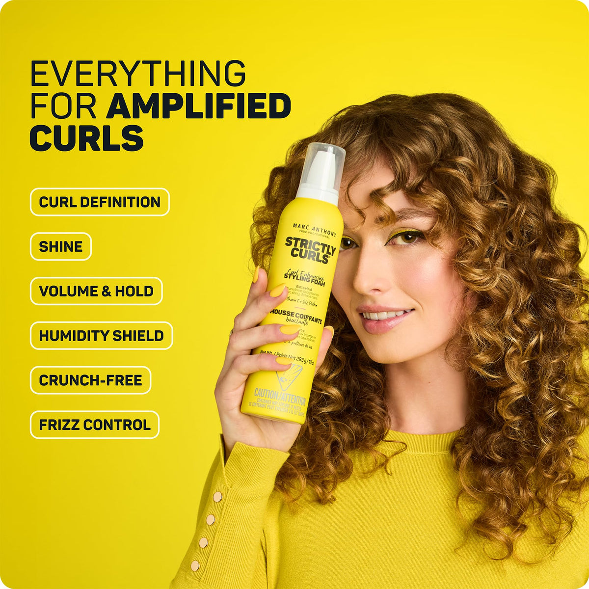 Strictly Curls, Defining Curl Styling Mousse Foam - Curly Hair
