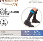 Unisex Calf Compression Sleeves