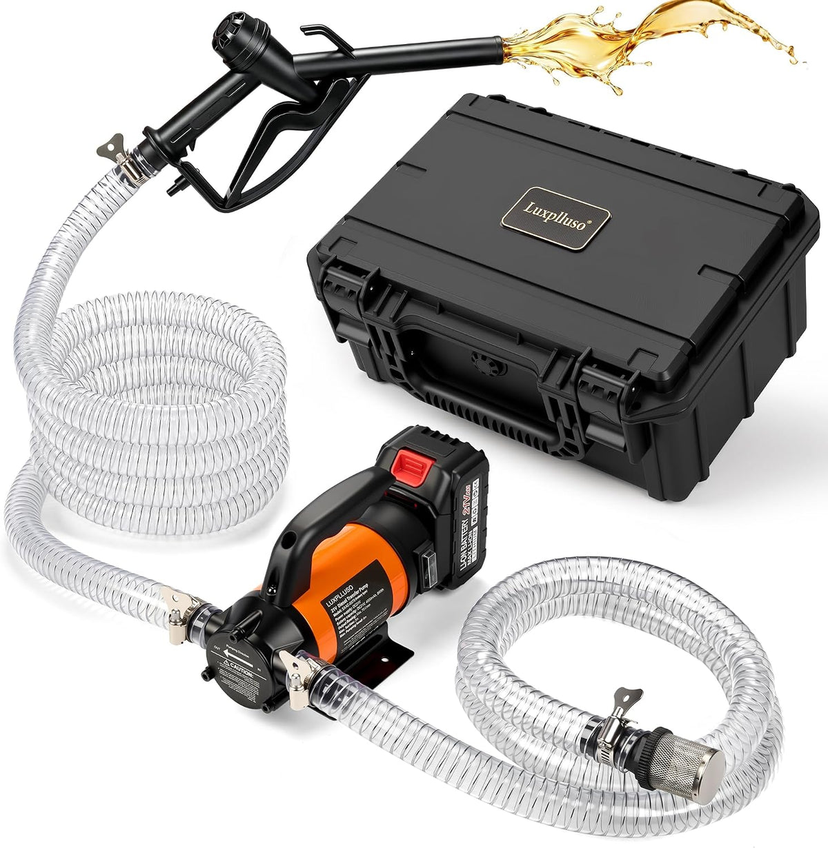 20V Cordless Fuel Transfer Pump,Diesel transfer pump kit,Heavy duty 20GPM