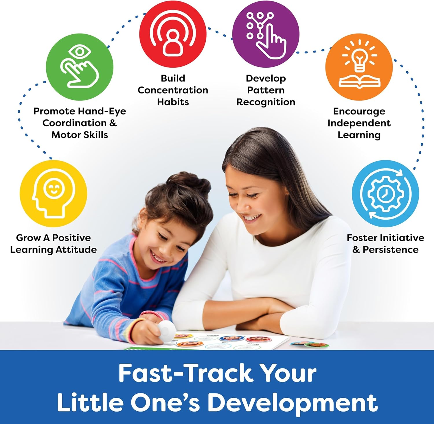 Montessori Busy Book for Toddlers 3-5 - Preassembled Preschool Workbook, Toddler Busy Book - Montessori Toys for 3