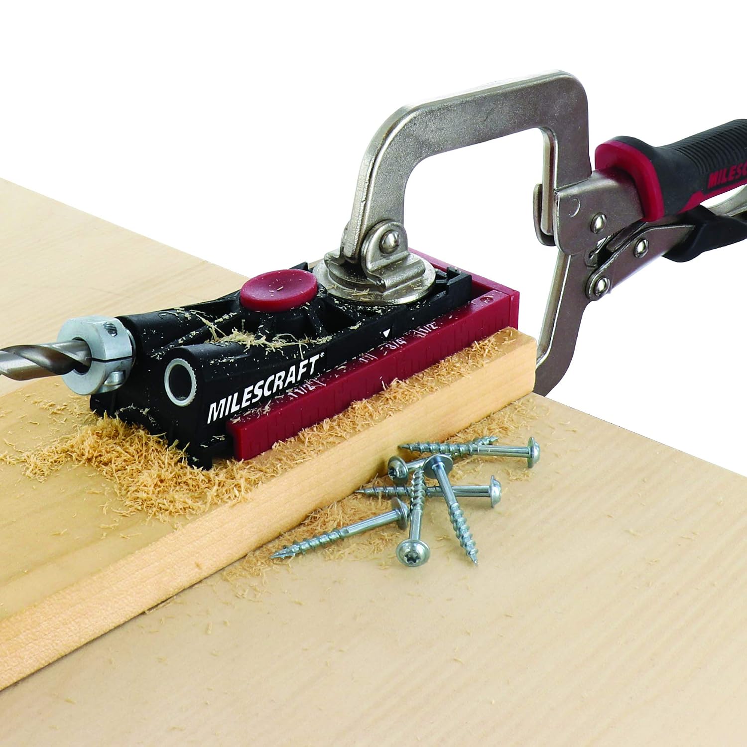 7331 Pocket Hole Jig 200 XT Complete Double/Twin Pocket Hole Jig Kit System. Easy to Use, Pocket Hole Drill Guide