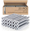 25 Pcs 3/8" x 6" Flat Head Sleeve Anchors