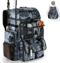 Fishing Tackle Backpack with Rod Holder, Large Tactical Backpack, Fishing Gear Tackle Box Tactical Backpack, Water