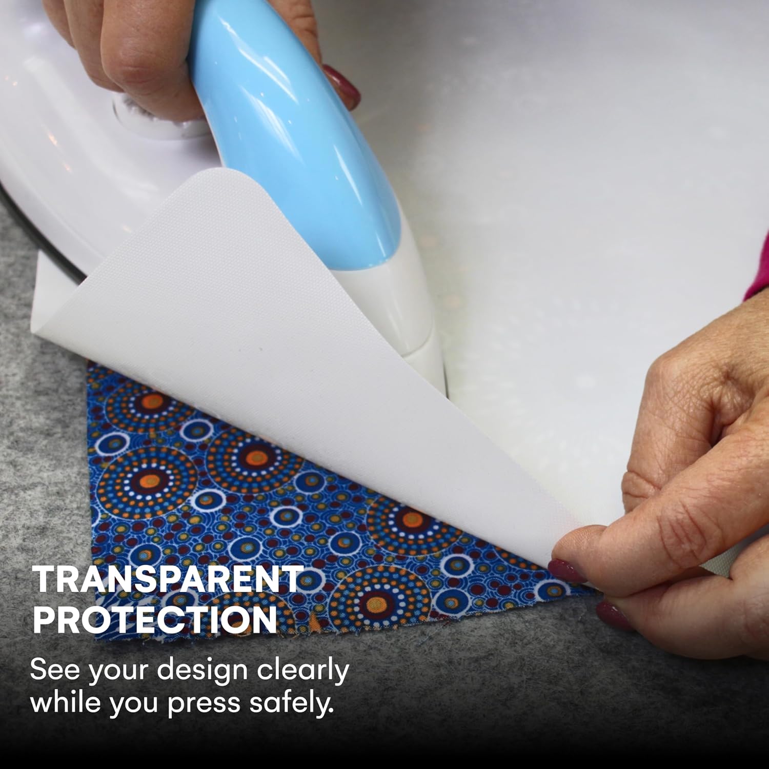 Reusable Teflon Sheets for Heat Press Transfer, Applique, Quilting - 3-Pack | PTFE Protector Sheet for Ironing, Heat