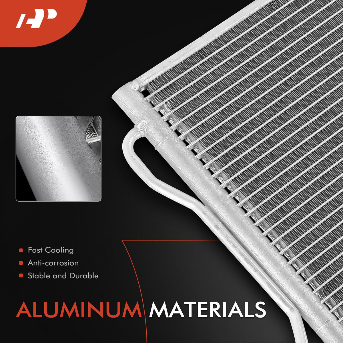 A-Premium Air Conditioning Condenser Compatible with Dodge