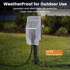 SURAIELEC Outdoor Power Stake Timer Waterproof 100FT Remote Control