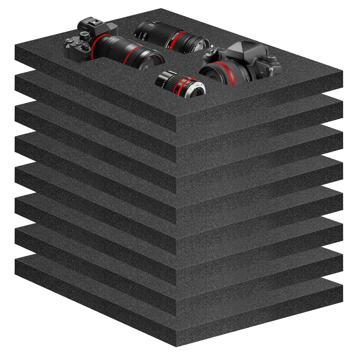 8 Pcs 16" x 12" x 1" Foam Inserts, Padding