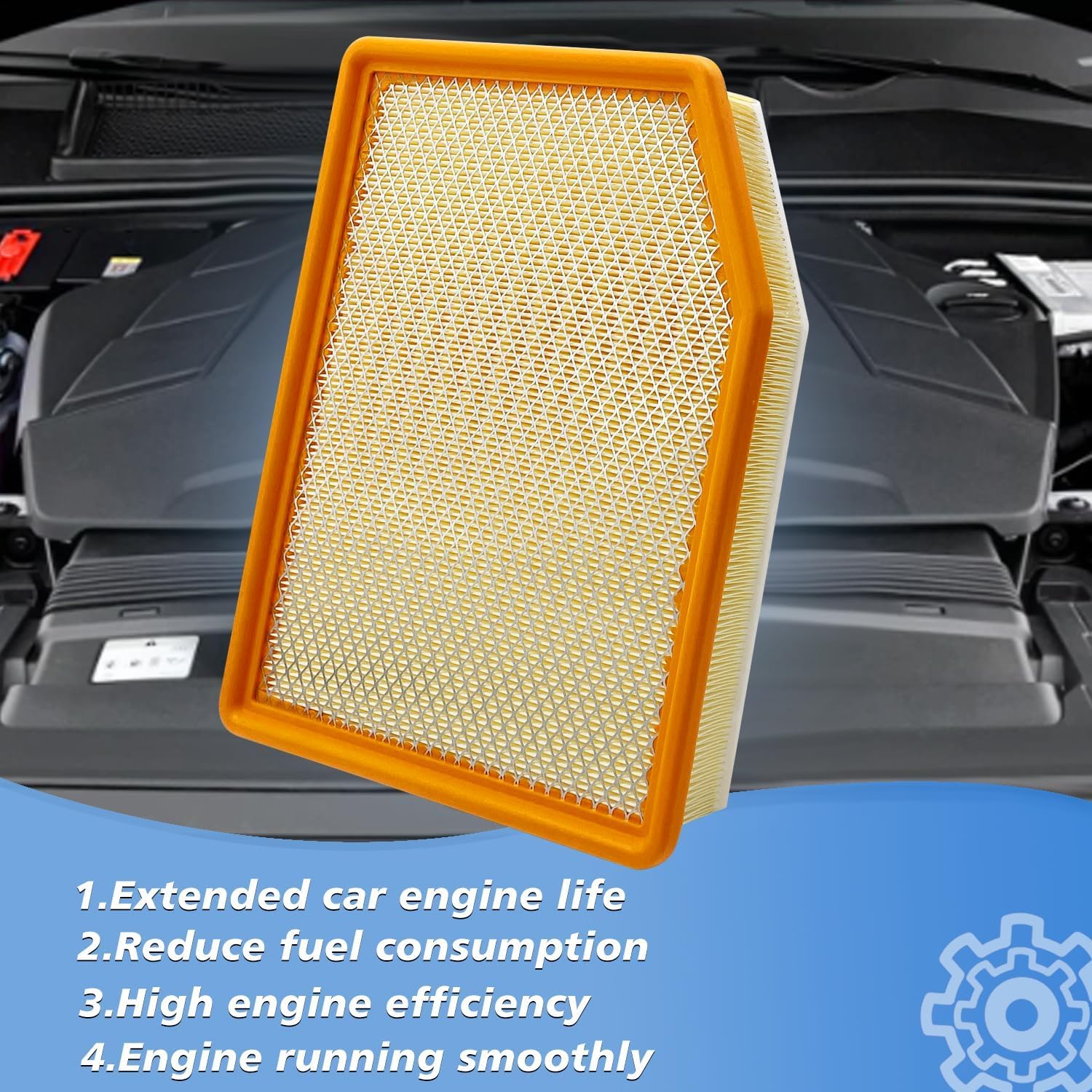 Cabin and Engine Air Filter Fits for 2019-2025 2026 Chevrolet Silverado 1500, Tahoe, Suburban, Sierra 1500, Yukon