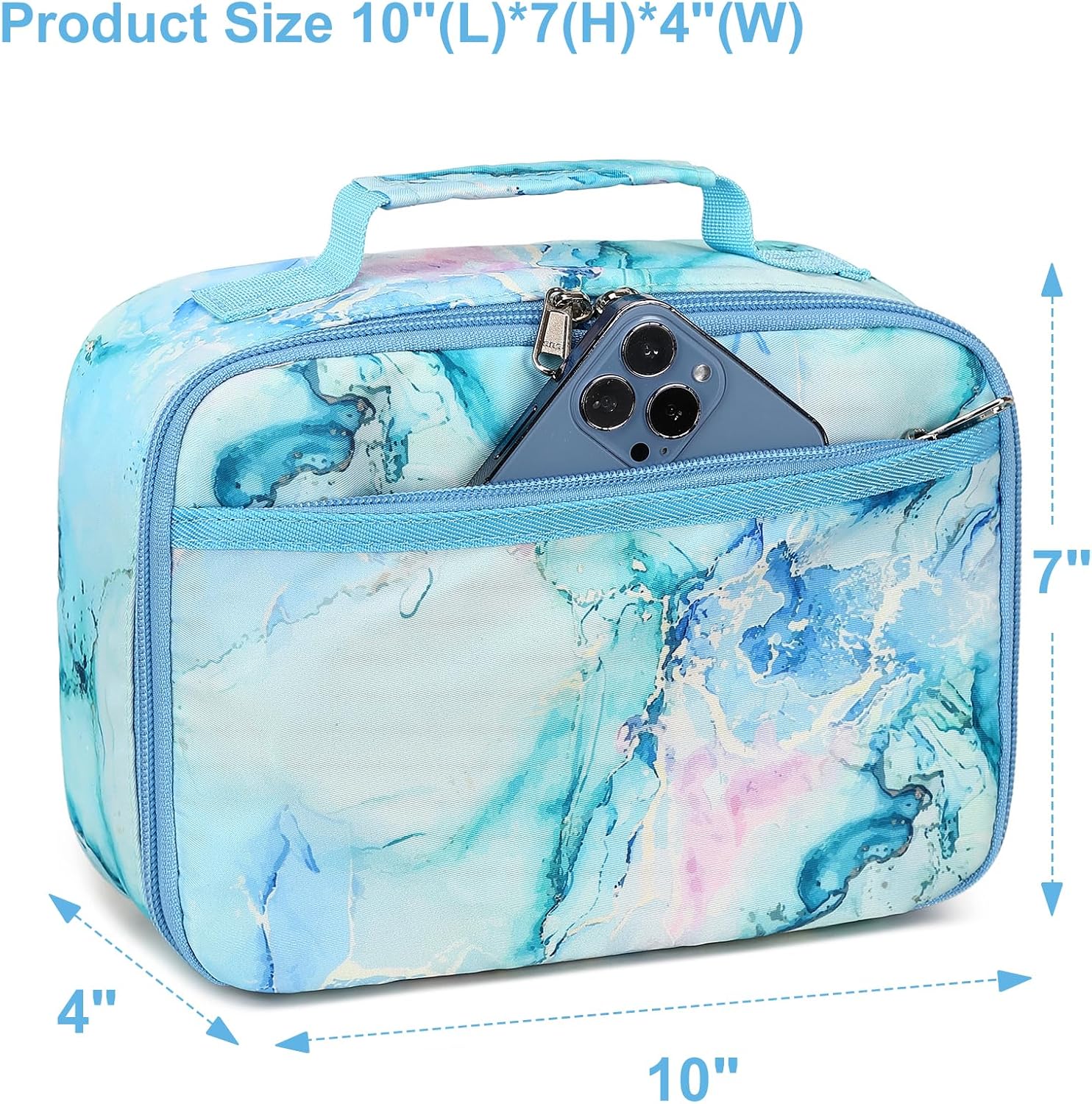 Kids Lunch Box, Insulated Lunch Bag for Girls Boys, Reusable Lunchbox for School Preschool Kindergarten Daycare