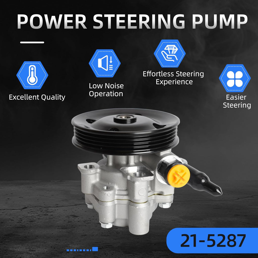 Power Steering Pump with Pulley, 2002-2006 for Toyota Camry