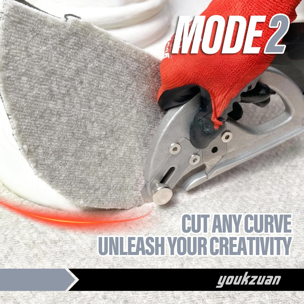 New 2026 youkzuan Professional Carpet Cutter Tool, Carpet Loop Pile Cutter with 15Pcs Heavy Duty Utility Knife