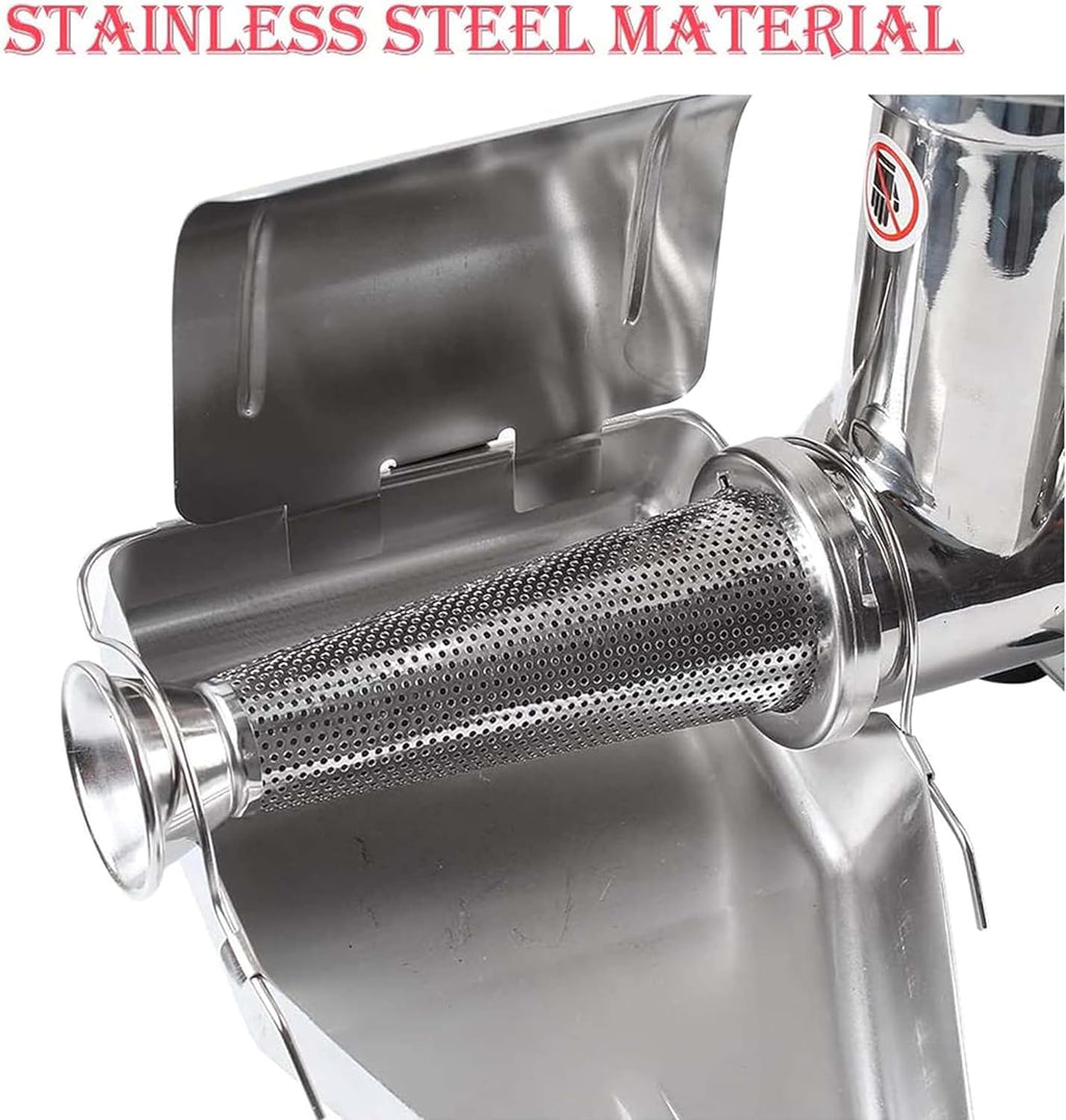 Electric Tomato Strainer Machine – 370W Commercial Food Milling Press for Jams & Sauces, Stainless Steel Fruit Press