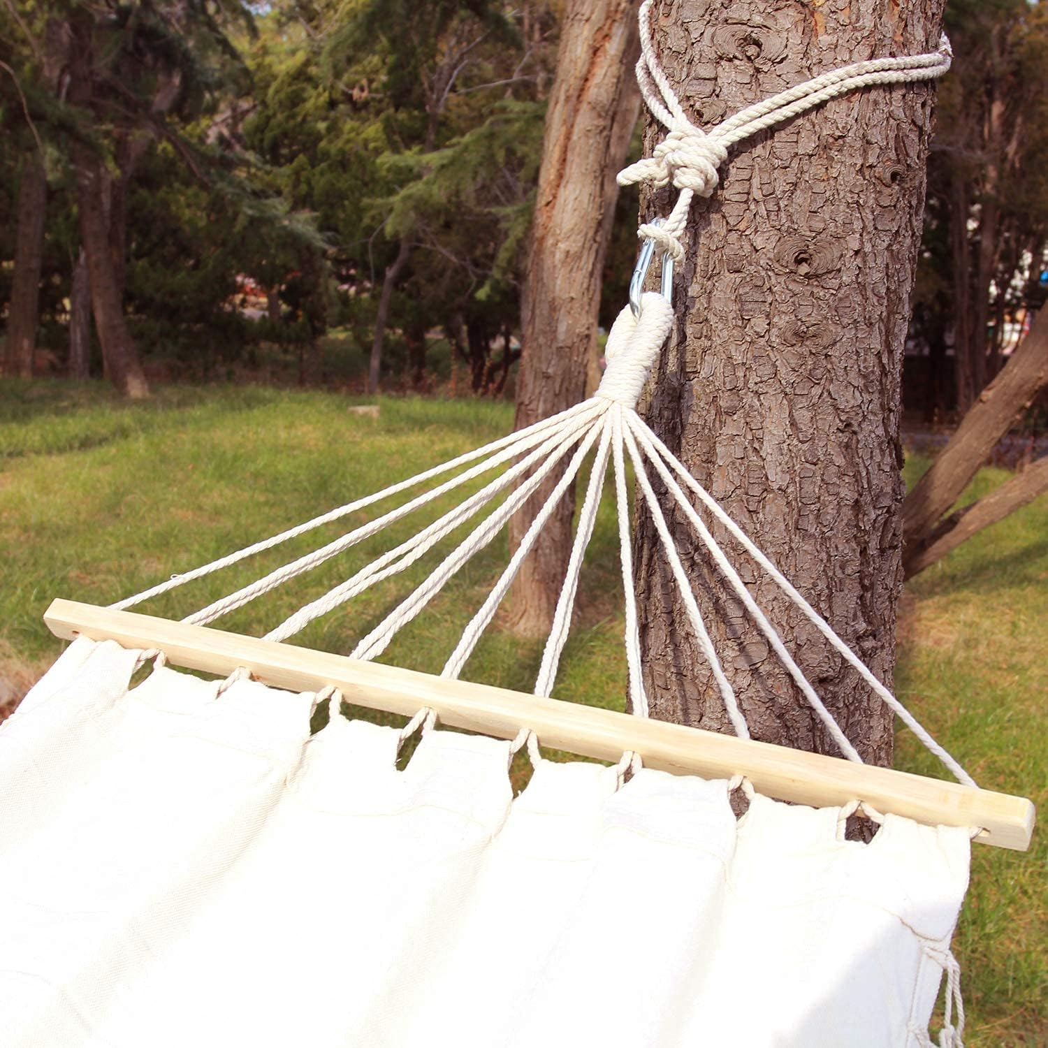 13FT Hammock Hanging Straps, Carabiner Hooks, Indoor Outdoor Use | Easy quick installation, fits hammock, tree swing