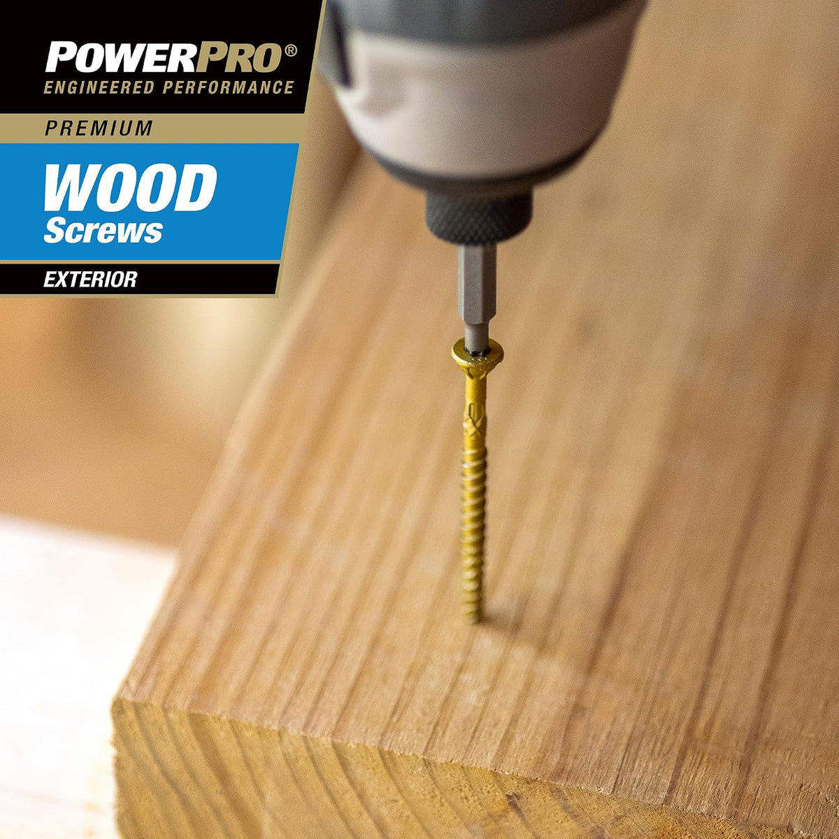 Exterior Wood Screws, #8 x 1-1/2in, 927 Pack, Bronze