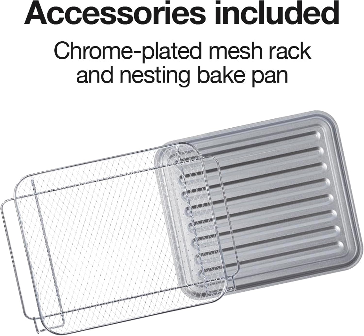 4 Slice Countertop Air Fryer Toaster Oven Combo | Air Fry, Bake, Broil, Toast | 200-450⁰F Adjustable Temp | 30 Minute