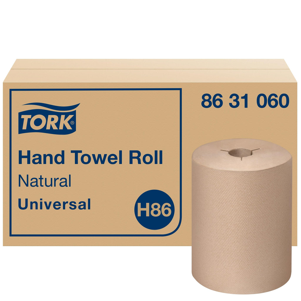 Paper Towel Roll Natural H86, 6 Rolls x 550 ft, 8631060