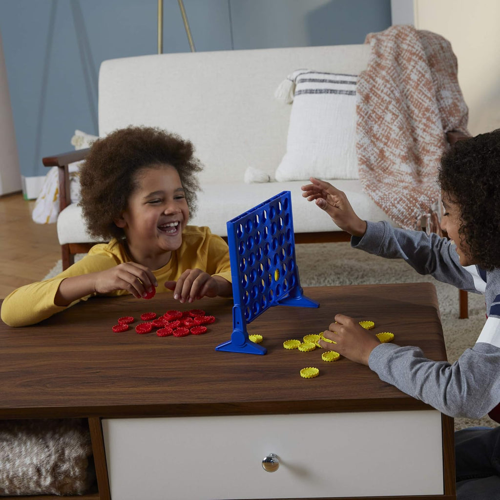 Hasbro Gaming Connect 4 Classic Grid, 4 in a Row Game, Strategy Board Games for Kids, 2 Players for Family and Kids