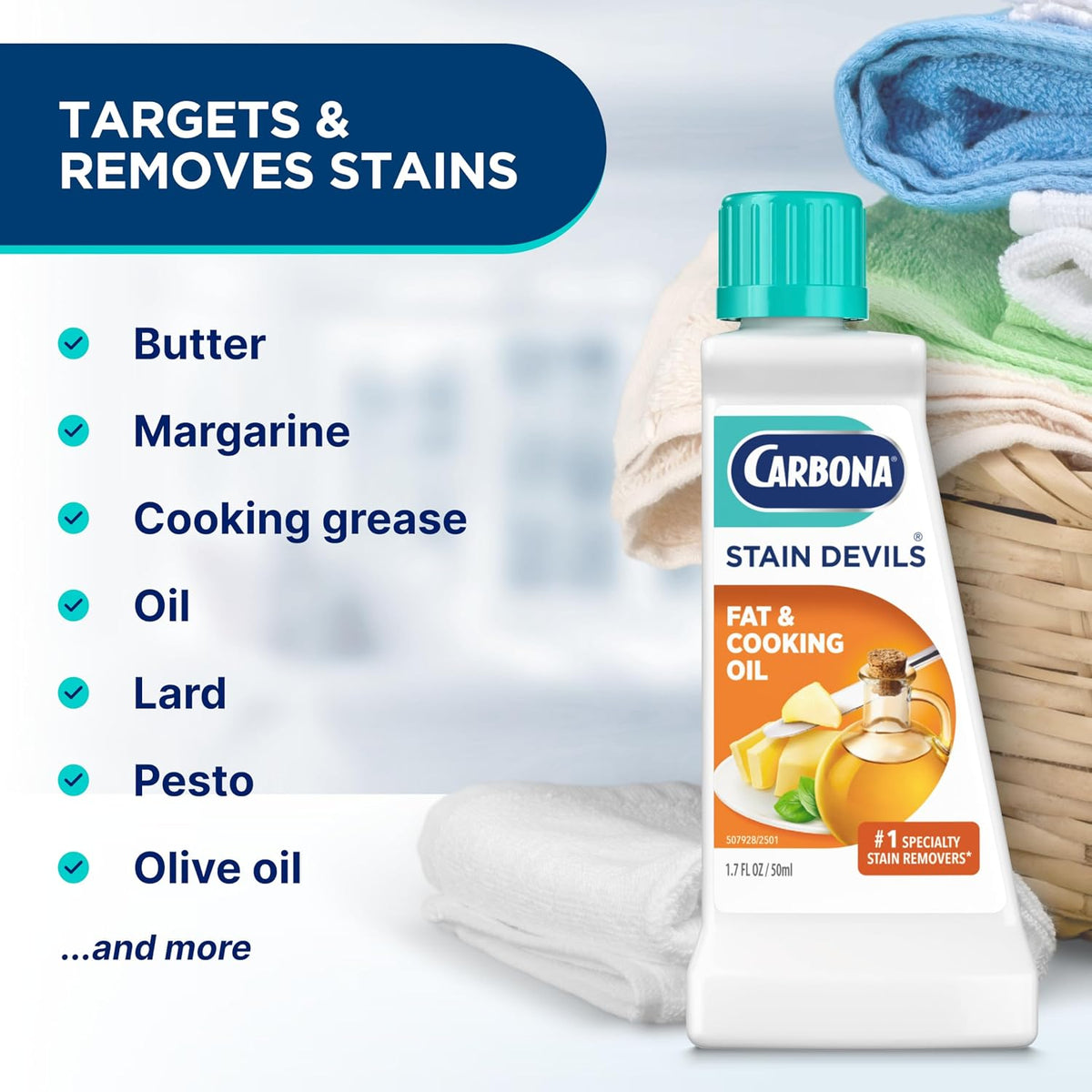 Stain Devils Spot Cleaner & Stain Remover for Clothes, Set of 4