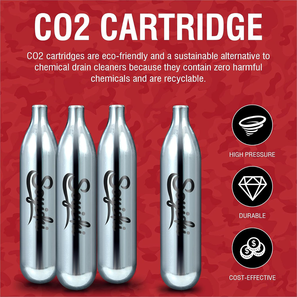 12g CO2 Cartridges Non-Threaded for CO2 BB Gun, Air Gun, Airsoft Gun, Air Pistol, Air Rifle(25 Count)
