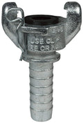 Dixon Air King AMH Iron Air Hose Fitting, 2 Lug Universal Coupling, 3/8" Hose End Barbed