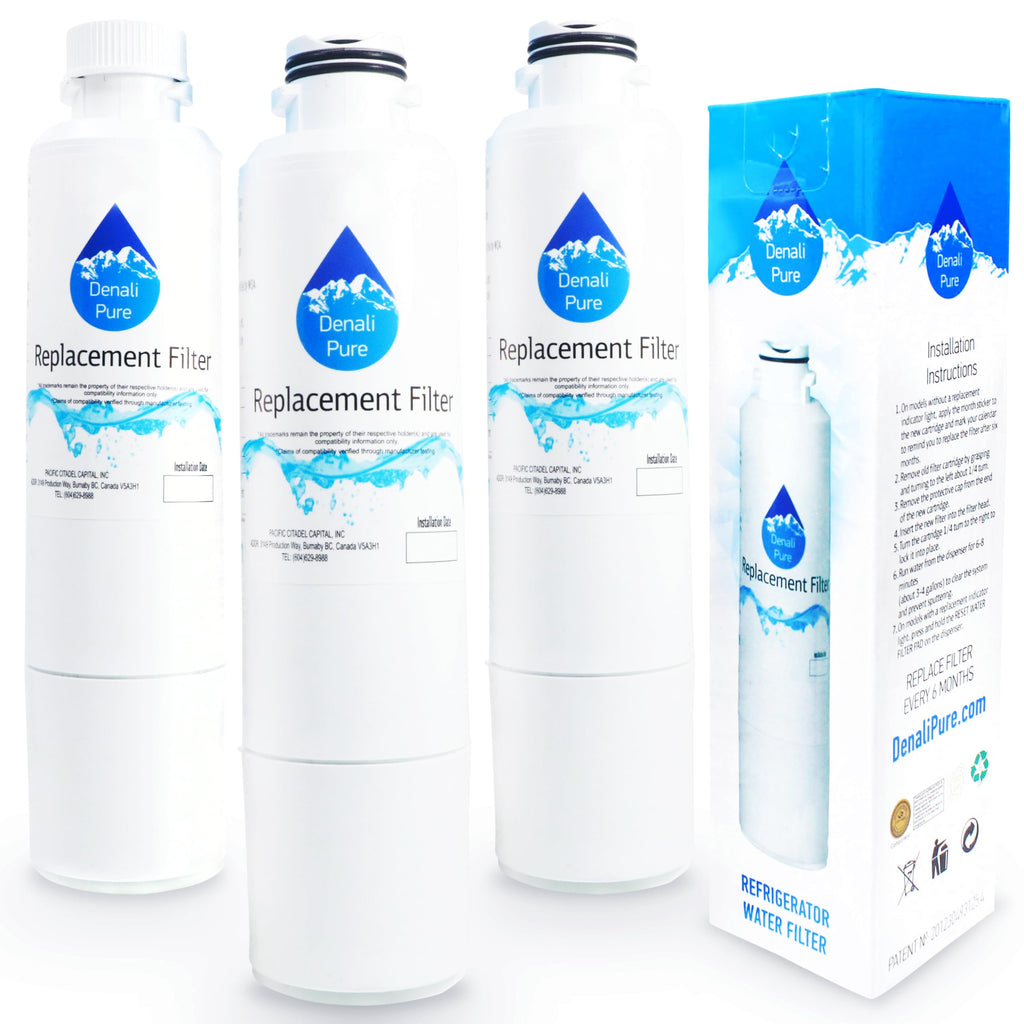 3x Replacement for Samsung RFG296HDPN/XAA-0001 Refrigerator Water Filter