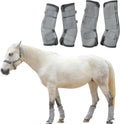 Horse Fly Boots, Mesh Fly Boots for Horse Set of 4, Equine Leg Protection