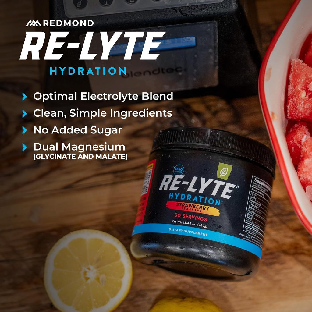 Re-Lyte Sugar Free Electrolyte Powder Mix (Strawberry Lemonade)