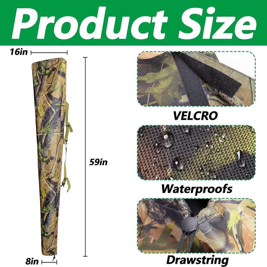 1Pc/2Pcs Adjustable Camo Deers Bag Feeders, Tree Hugger Gravity Deer Feeder