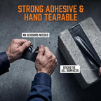 Black Duct Tape, Versatile Heavy Duty Waterproof Tape, 4'' X 32FT