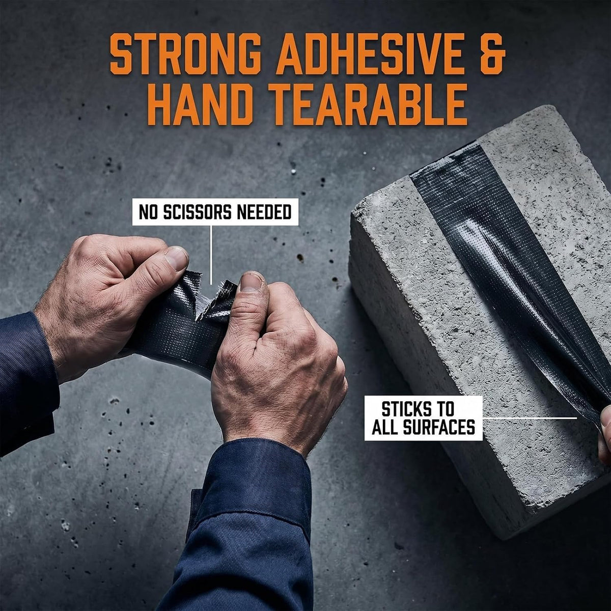 Silver Duct Tape, Versatile Heavy Duty Waterproof Tape, 4'' X 32FT