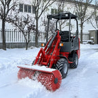 Electric Mini Wheel Loader, Front End Bucket Loader for Construction Sites