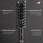 A-Premium Rear Struts with Coil Spring Compatible with Subaru