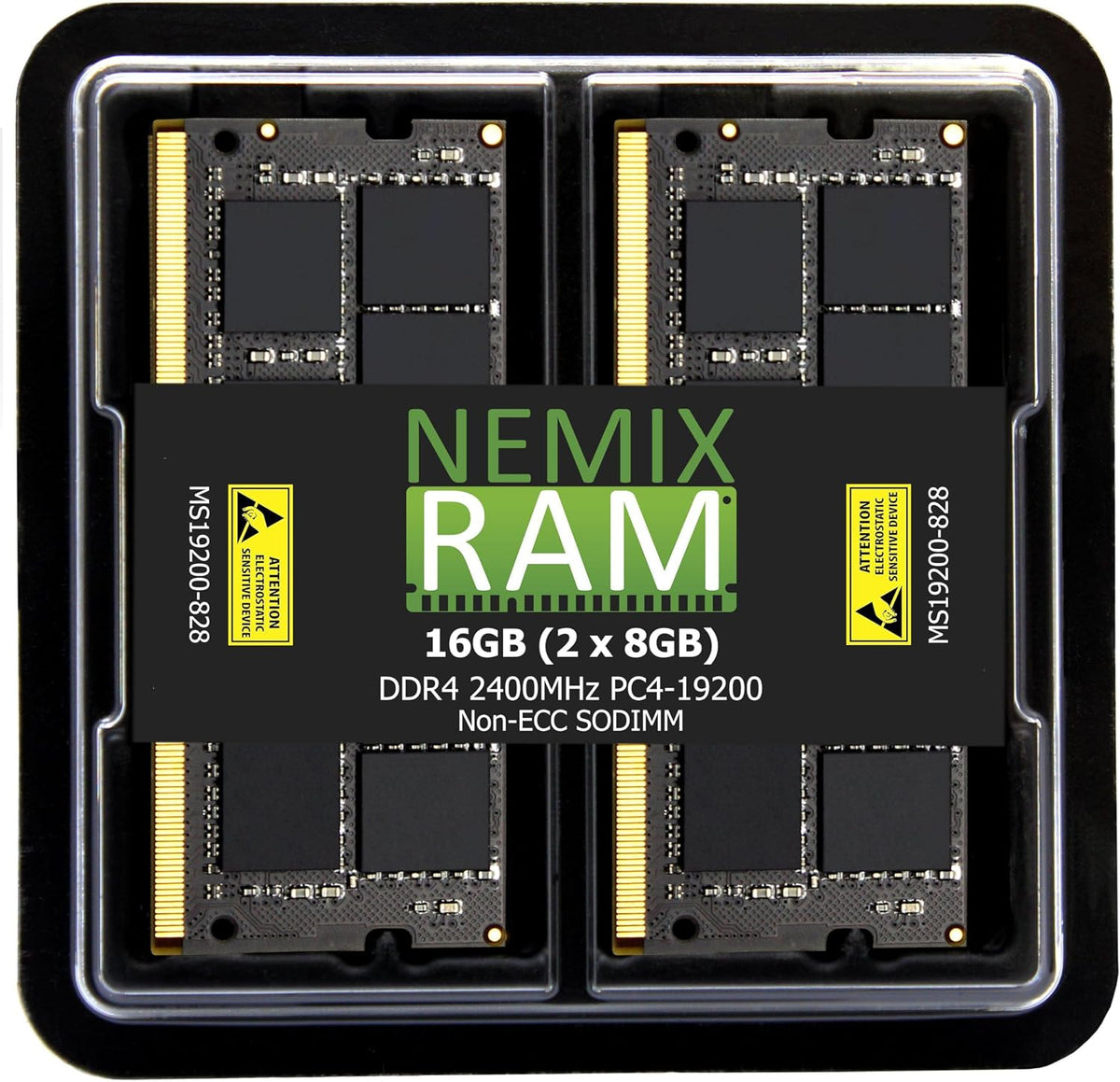 16GB (2X8GB) DDR4 2400MHz PC4-19200 2Rx8 1.2V CL17 260-PIN Non-ECC Unbuffered SODIMM Memory KIT Compatible with Apple