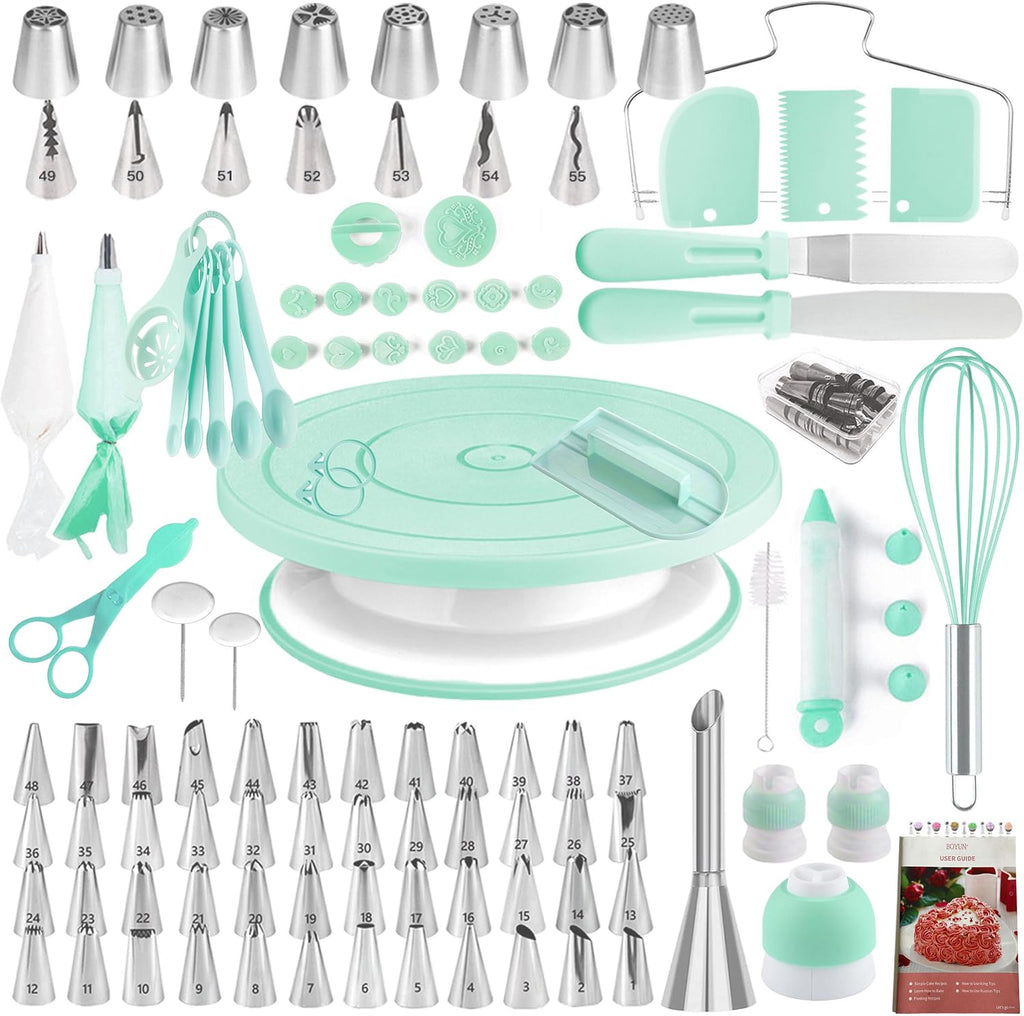 138 Cake Decorating Kit, Baking Supplies Tools for Beginners & Pros