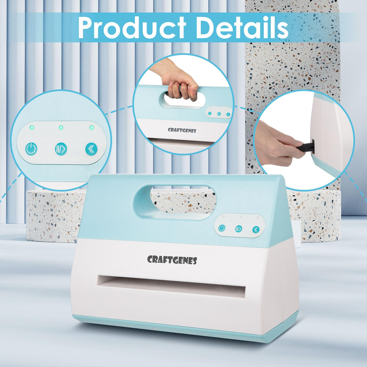 A4 Electric Die Cutting and Embossing Machine, 9-Inch, 200W
