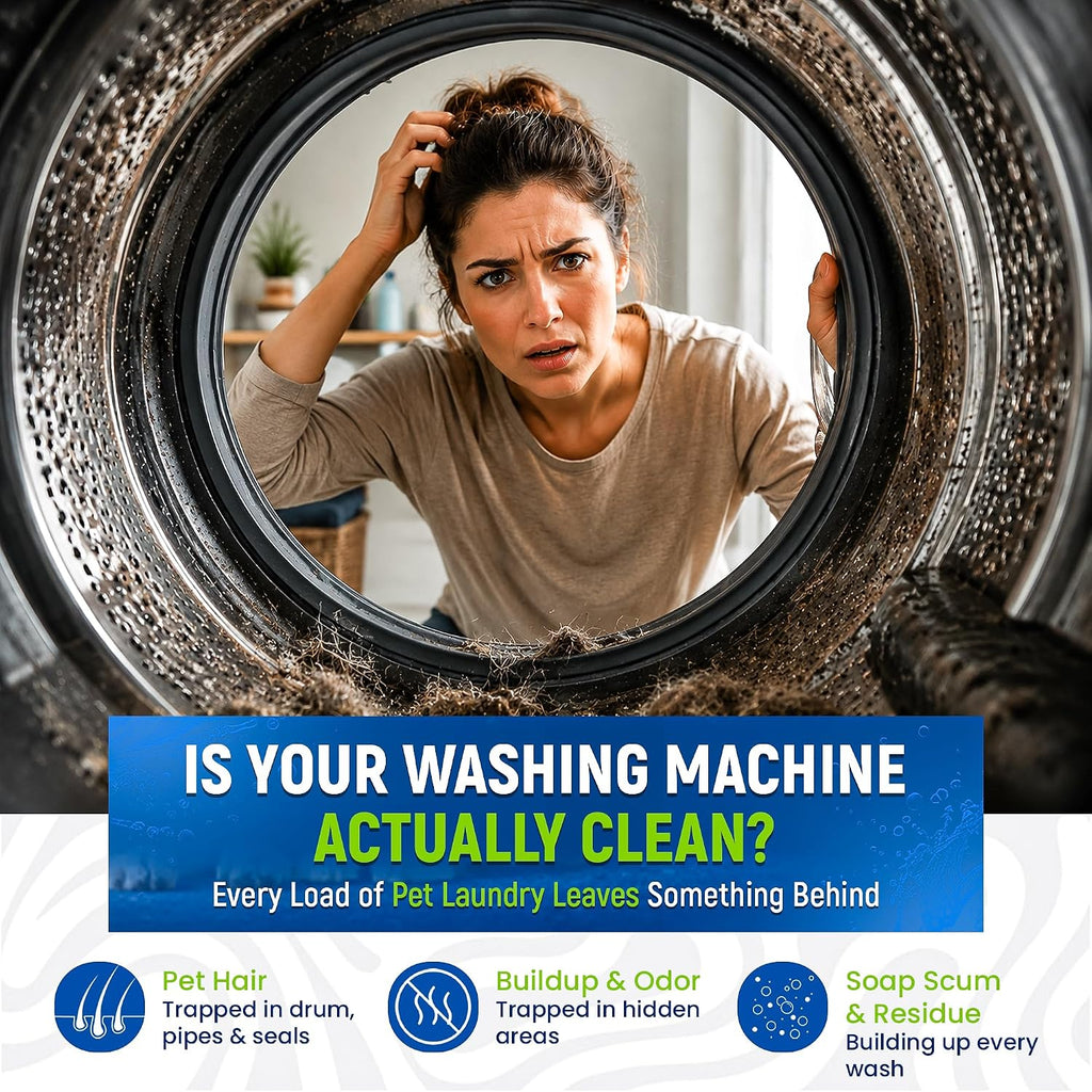 Deep Clean Washing Machine Cleaner Enzyme Pet Hair Dissolver