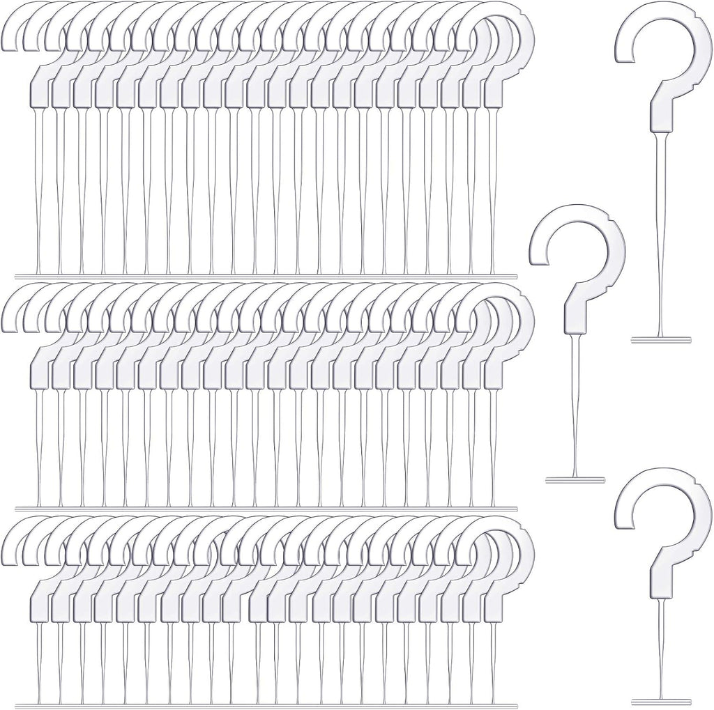 1500 Pieces Plastic J Hook Tag Fastener Bulk Tag Gun Refills, 3 Size