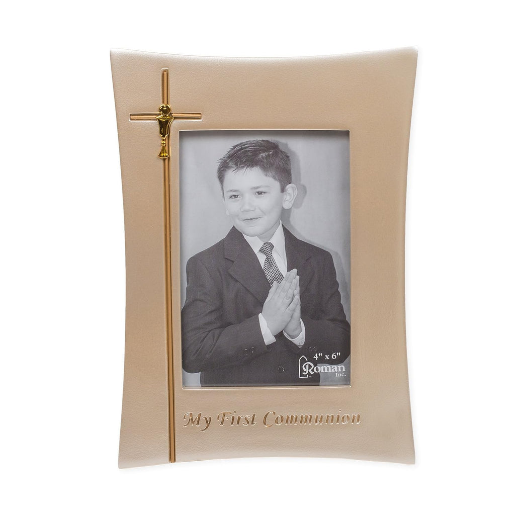 Giftware Inc., Sacraments, First Communion, 9.25" H Communion Frame 4x6,Religious, Inspirational, Durable (6x1x9)