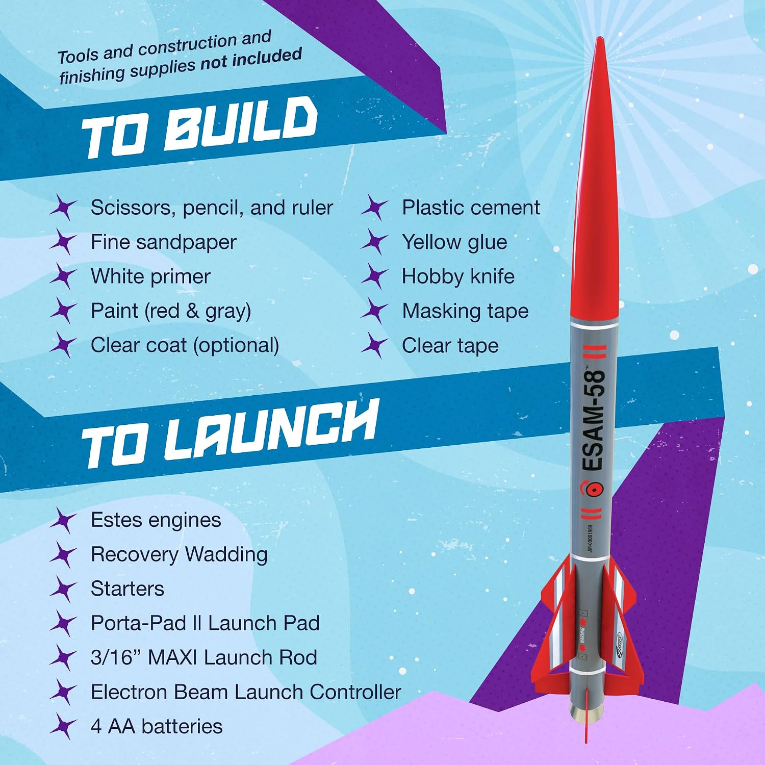 0661 ESAM-58 Advanced Model-Rocket Kit