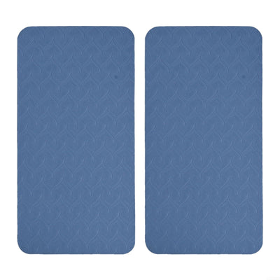 2-Pack TPE Yoga Knee Pads 0.8cm Thick Anti-Slip Cushion(Blue)