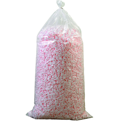 SN7NUTSAS Anti-Static Loose Fill Packing Peanuts, 7 Cubic Feet, Pink