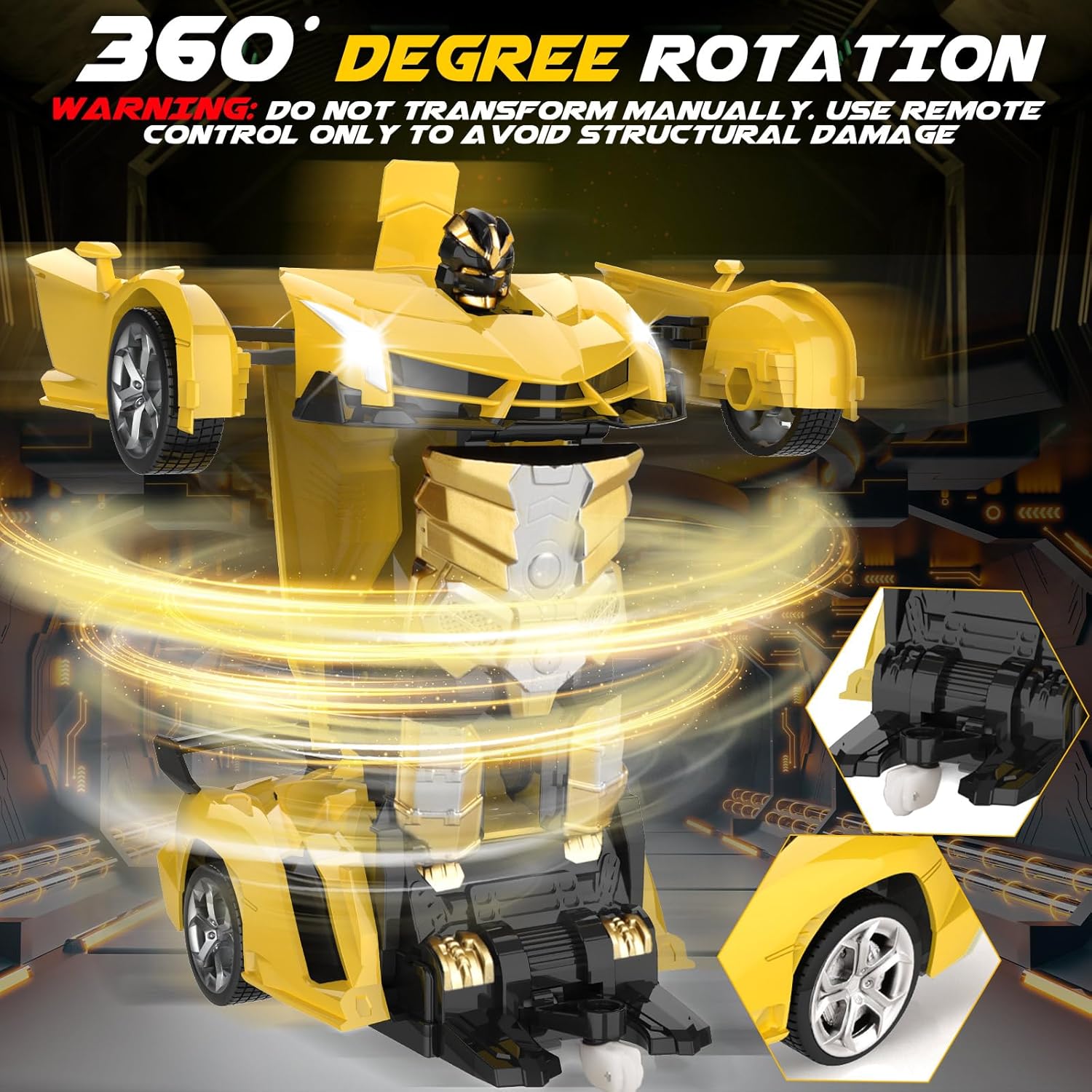 Remote Control Car - Transform Robot RC Cars, Toys for Ages 5-7, Kids Toys, 4 Year Old Boy Toys, Toys for 3 4 5 6 7 8