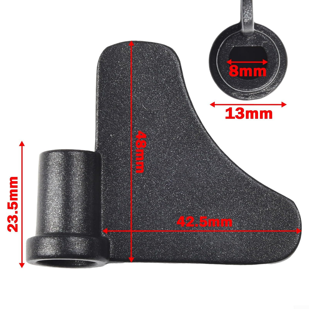 Bread Maker Kneading Paddle, Aluminum Alloy Non-Stick Bread Machine Paddle Mixing Kneading Blade Replacement for Most Bread Makers