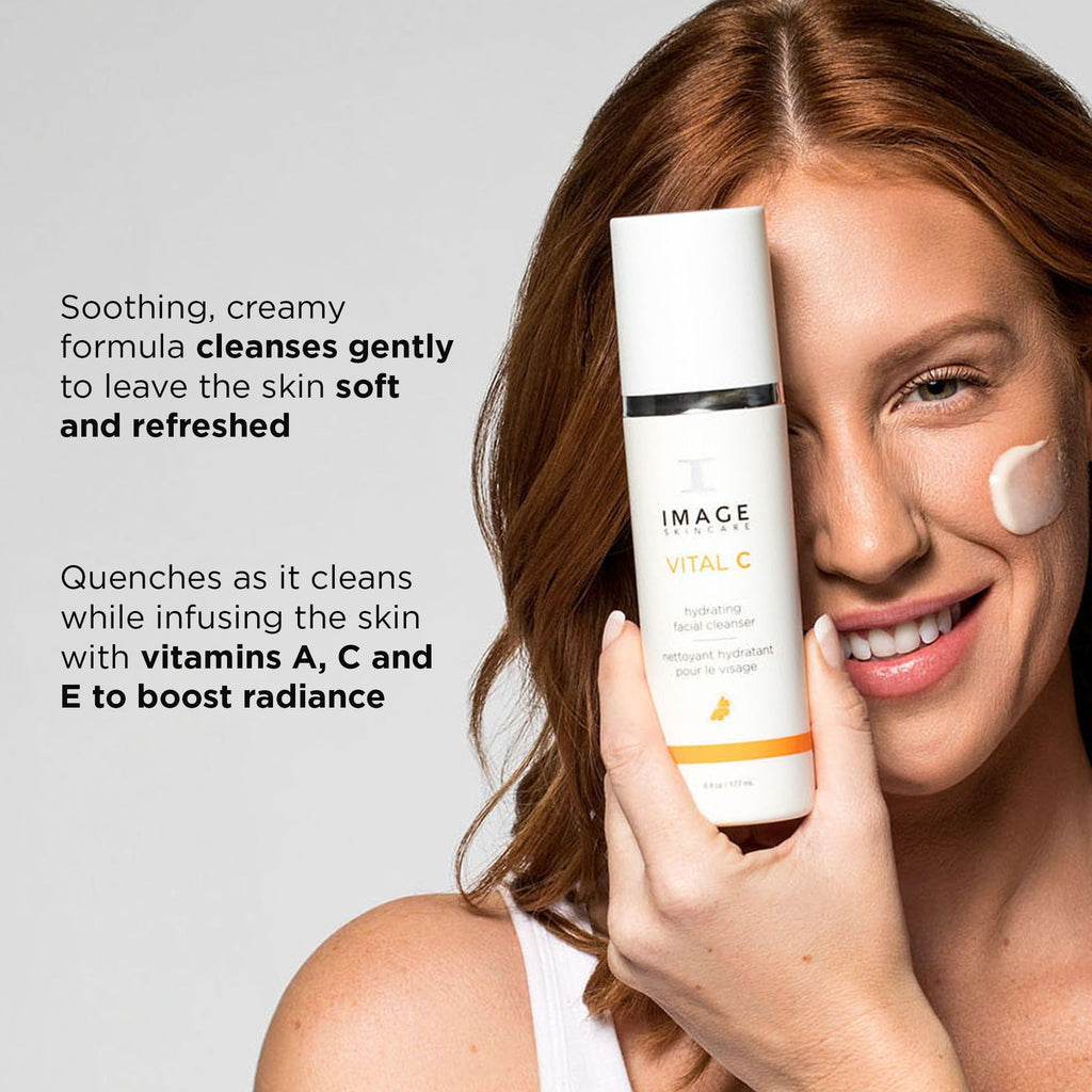 VITAL C Hydrating Facial Cleanser & Vitamin C, 6 Fl Oz