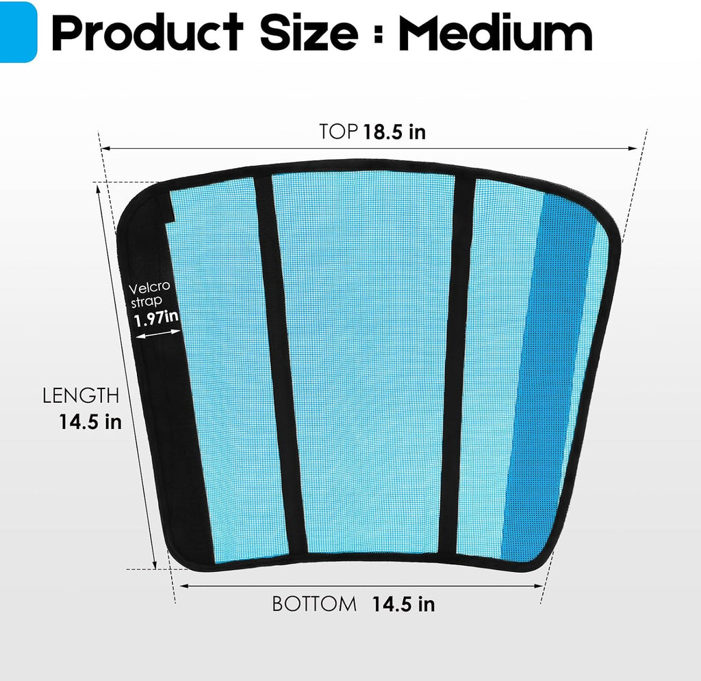 Fly Boots for Horses Set of 4 – Innovative Curved-Edge Design, Anti-Sag Stays, Breathable Mesh Leg Protection