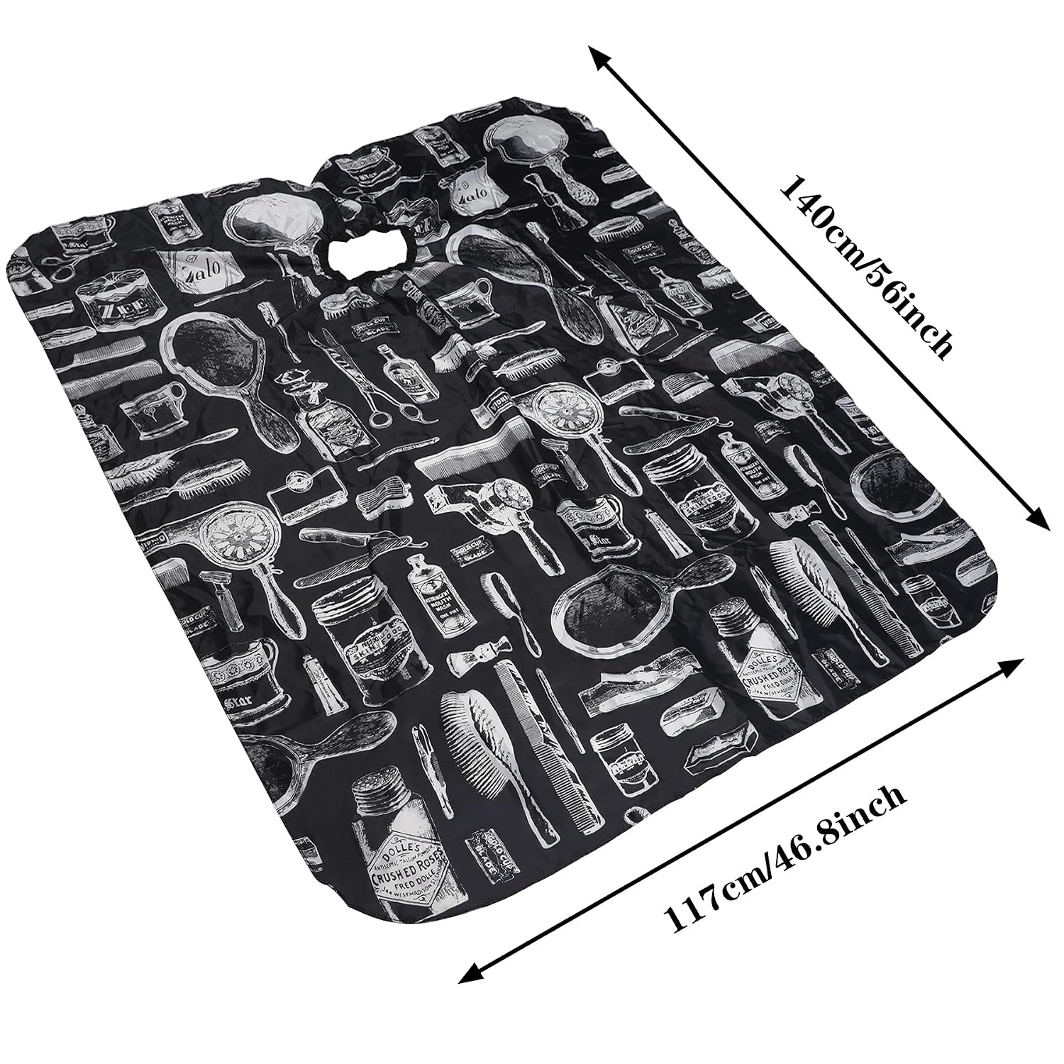 3 Pcs Professional Barber Cape for Adults,Hairdressing Salon Cape | Hairdresser Apron, Watertight Polyester, Easy
